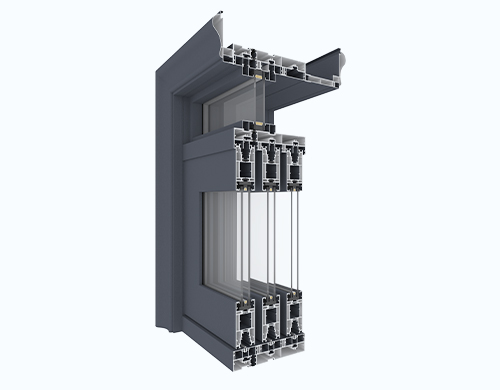 206 Heavy-duty sliding door with three-track broken bridge