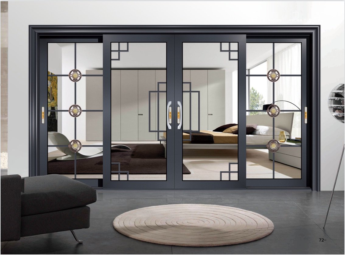 206 Heavy-duty three-rail broken bridge sliding door series