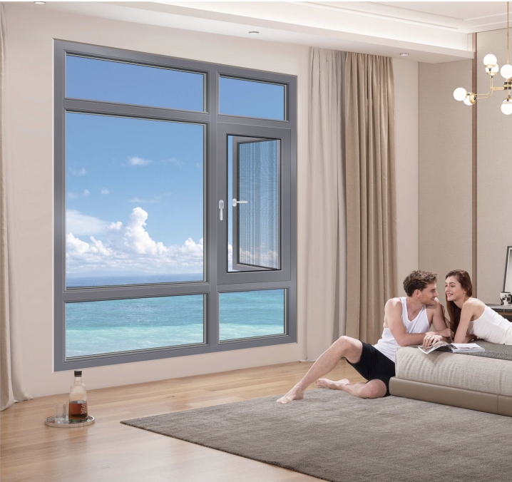 WJM88系统内外平框双内开窗系列