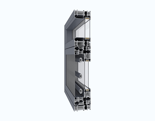 PGW100D Broken bridge aluminum alloy integrated window