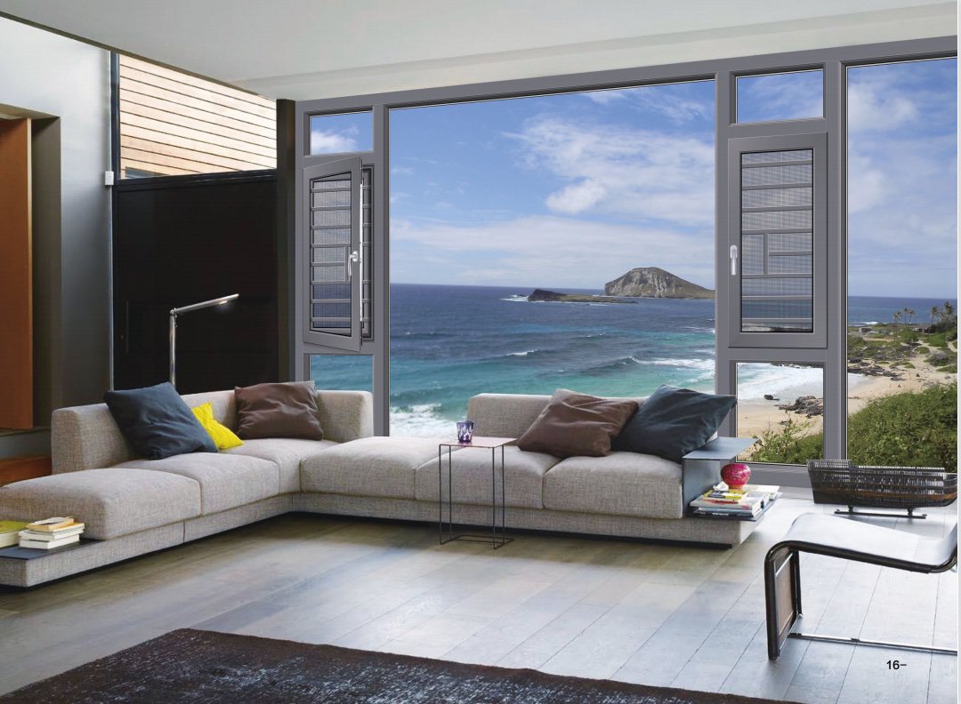 PGW110X Broken bridge aluminum alloy integrated window series